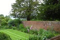 Lawn and Borders, Tintinhull Garden, Somerset, England, UK Royalty Free Stock Photo