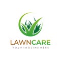 Lawn Care Logo. Lawn Services Logo Design Vector