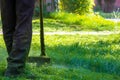 Lawn care maintenance Royalty Free Stock Photo