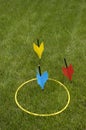 Lawn Darts, Popular Family and Party Jarts Game Royalty Free Stock Photo