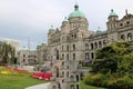 Side view of the British Columbia Parliament Building Royalty Free Stock Photo