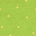 Lawn grass with dandelion seamless in summer,Vector cartoon nature green field texture, Cute meadow, wildflower in spring,Pattern Royalty Free Stock Photo