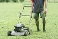 Lawn mower and gardener