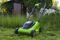 lawn mower on the grass, lawn care, mowing the grass, country cares
