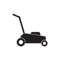 lawn mower icon. Garden elements. Premium quality graphic design icon. Simple love icon for websites, web design, mobile app, info