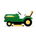 Lawn mower riding icon Royalty Free Stock Photo