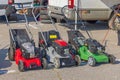 Lawn Mowers Flea Market Royalty Free Stock Photo