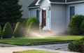 Lawn sprinkler Royalty Free Stock Photo
