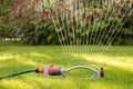 Lawn sprinkler Royalty Free Stock Photo