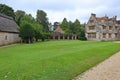 The lawns in front of an English Stately home in Dorset, England Royalty Free Stock Photo