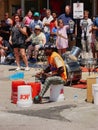 Tic and Tac New York Breakdancers Busker Festival Royalty Free Stock Photo