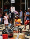 Tic and Tac New York Breakdancers Busker Festival Royalty Free Stock Photo