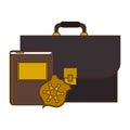 Lawyer briefcase symbol