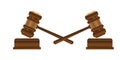 Lawyer gavel law firm icons