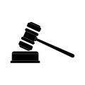 Lawyer gavel law firm icons