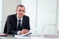 Lawyer on his workplace Royalty Free Stock Photo