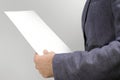 Lawyer reading legal contract agreement Royalty Free Stock Photo