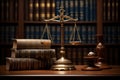 Lawyer symbol court legal concept justice book judge law balance