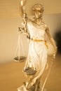 Lawyers legal justice statue Royalty Free Stock Photo