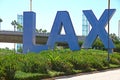 LAX Airport Sign in Los Angeles