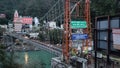 Laxman Jhula, ram jhula, Rishikesh - Hanging bridge