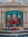 Laxman Ram And Sita Marble statue at Shree Ramji Mandir