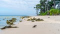 Neil Island, Shaheed Dweep, Laxmanpur beach Royalty Free Stock Photo