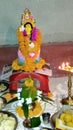 Laxmi statue Royalty Free Stock Photo