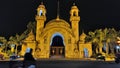 Laxmi Vilas palace gate of Vadodara Royalty Free Stock Photo