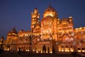 Laxmi Vilas Palace at night Royalty Free Stock Photo