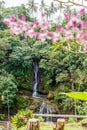 Layana waterfall in Ubud. Bali, Indonesia. Royalty Free Stock Photo