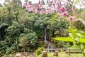 Layana waterfall in Ubud. Bali, Indonesia. Royalty Free Stock Photo