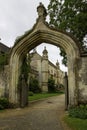 LAYCOCK, UNITED KINGDOM - Aug 10, 2015: The beautiful house of Laycock Abbey Royalty Free Stock Photo