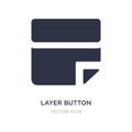 layer button icon on white background. Simple element illustration from UI concept Royalty Free Stock Photo