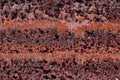 layer of chocolate brownie texture Royalty Free Stock Photo
