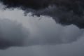 The layer of the cloud from dark to white before raining in monsoon season Royalty Free Stock Photo