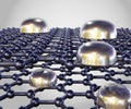 layer of graphene film was formed at the interface between gallium and the substrate