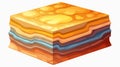 Layer Icon Vector Cartoon Vector Illustration