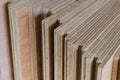 Layer of Plywood as background Royalty Free Stock Photo