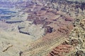 Layered Bands of Red Rock, Grand Canyon National Park, Arizona, USA Royalty Free Stock Photo