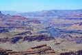 Layered Bands of Red Rock, Grand Canyon National Park, Arizona, USA Royalty Free Stock Photo