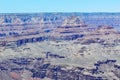 Layered Bands of Red Rock, Grand Canyon National Park, Arizona, USA Royalty Free Stock Photo