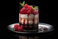 Layered Berry Trifle in a Glass Cup