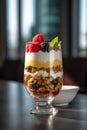 Layered Berry Yogurt Parfait with Granola