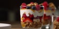 Layered Berry Yogurt Parfait with Granola