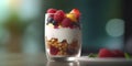 Layered Berry Yogurt Parfait with Granola