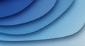 Layered Blue Abstract Paper Style Background With Soft Depth Royalty Free Stock Photo