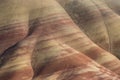 Layered geological features of Painted Hills, Oregon
