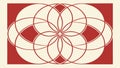 Layered Geometric Pattern with Overlapping Triangles, vector design Generative AI Royalty Free Stock Photo