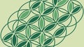 Layered Geometric Pattern with Overlapping Triangles, vector design Generative AI Royalty Free Stock Photo